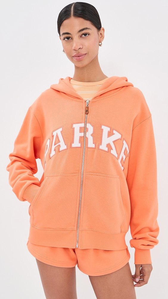 Zip-up Varsity Hoodie | Shopbop