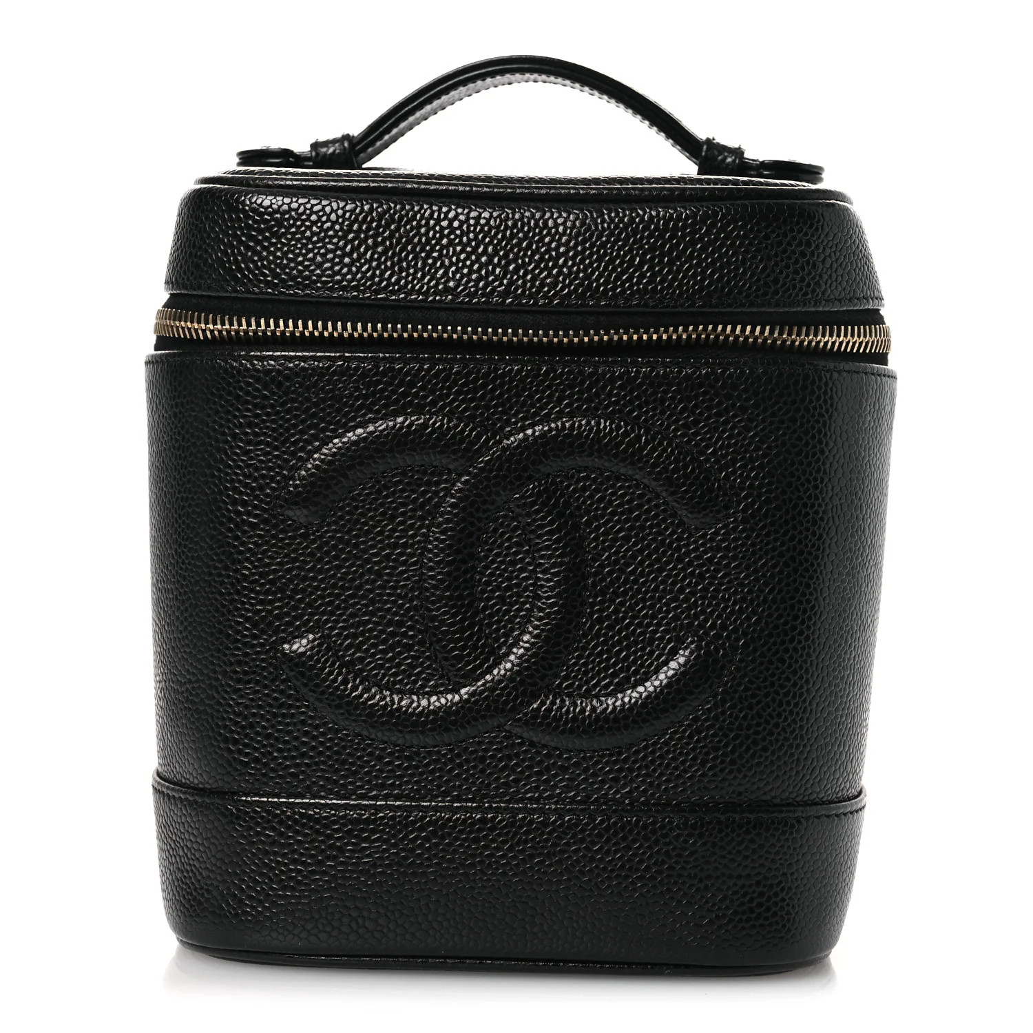 Caviar Vanity Cosmetic Case Black | FASHIONPHILE (US)