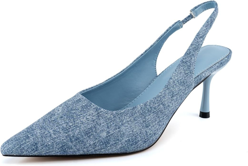 heelchic Women Kitten Heels Pumps Dress Shoes | Amazon (US)