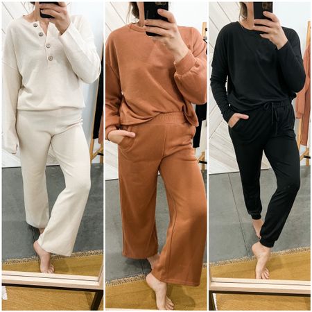 One, two, or three?! 🖤  So soft and comfy. Plus each one comes in multiple colors!

I’m 5’4 130 lbs and wearing size Small in each one!

#LTKFind #LTKGiftGuide #LTKunder50