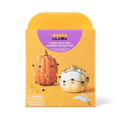 Halloween Craft String Art Pumpkin Decorating Kit - Mondo Llama™ | Target