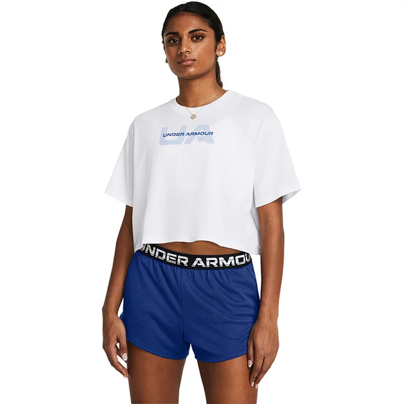 Under Armour Women's Boxy Crop Branded Short Sleeve | Academy Sports + Outdoors