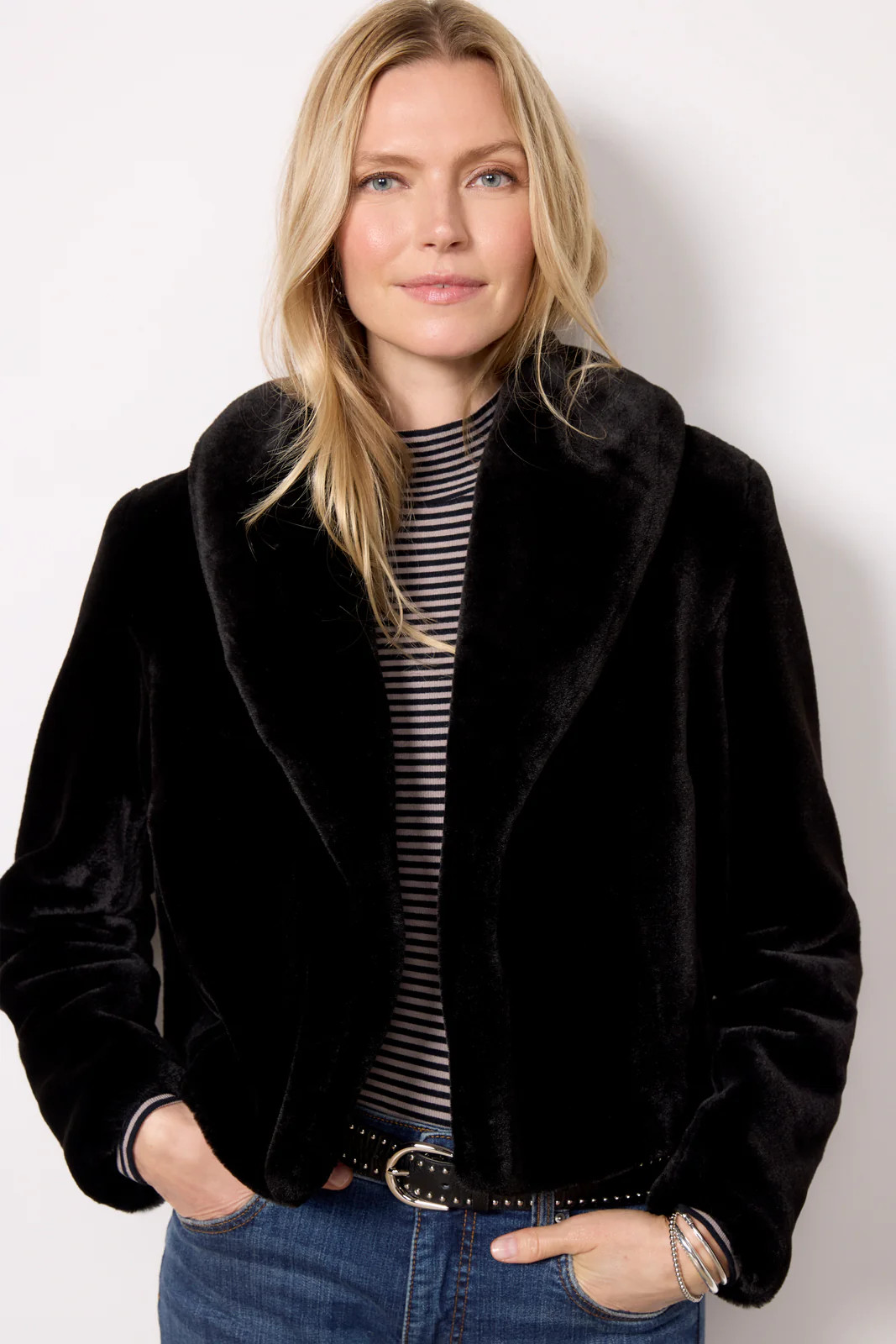 Be My Guest Faux Fur Jacket | Evereve