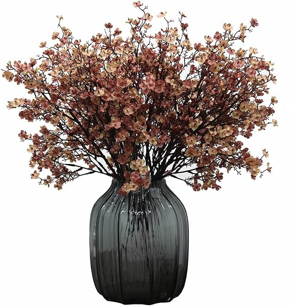 JAKY-Global Babys Breath Silk Artificial Flowers 6 Bundle European Fake Plants Decor Wedding Part... | Amazon (US)