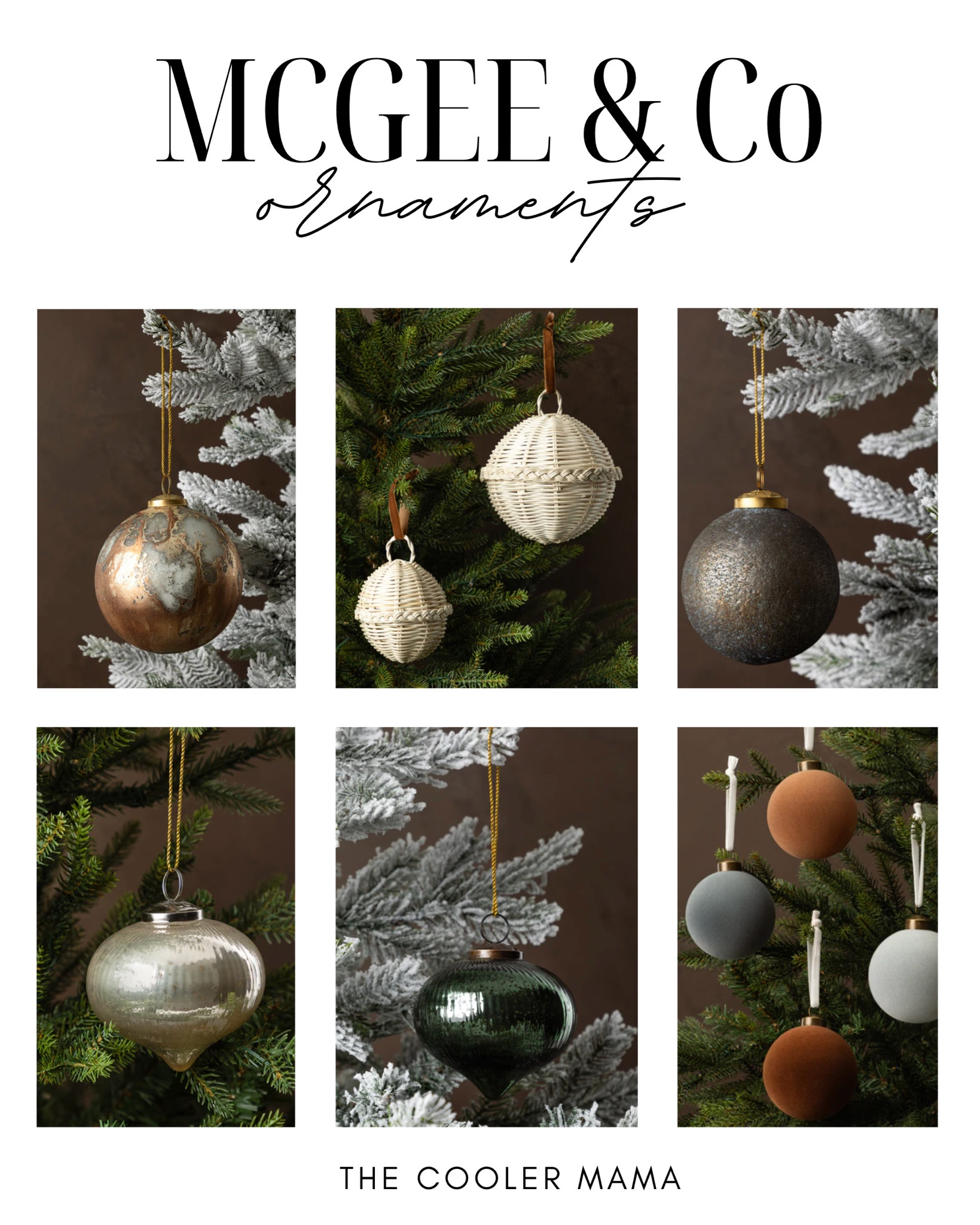 McGee & Co Christmas tree ornaments! These sell out every year 

#LTKhome #LTKsalealert #LTKSeasonal