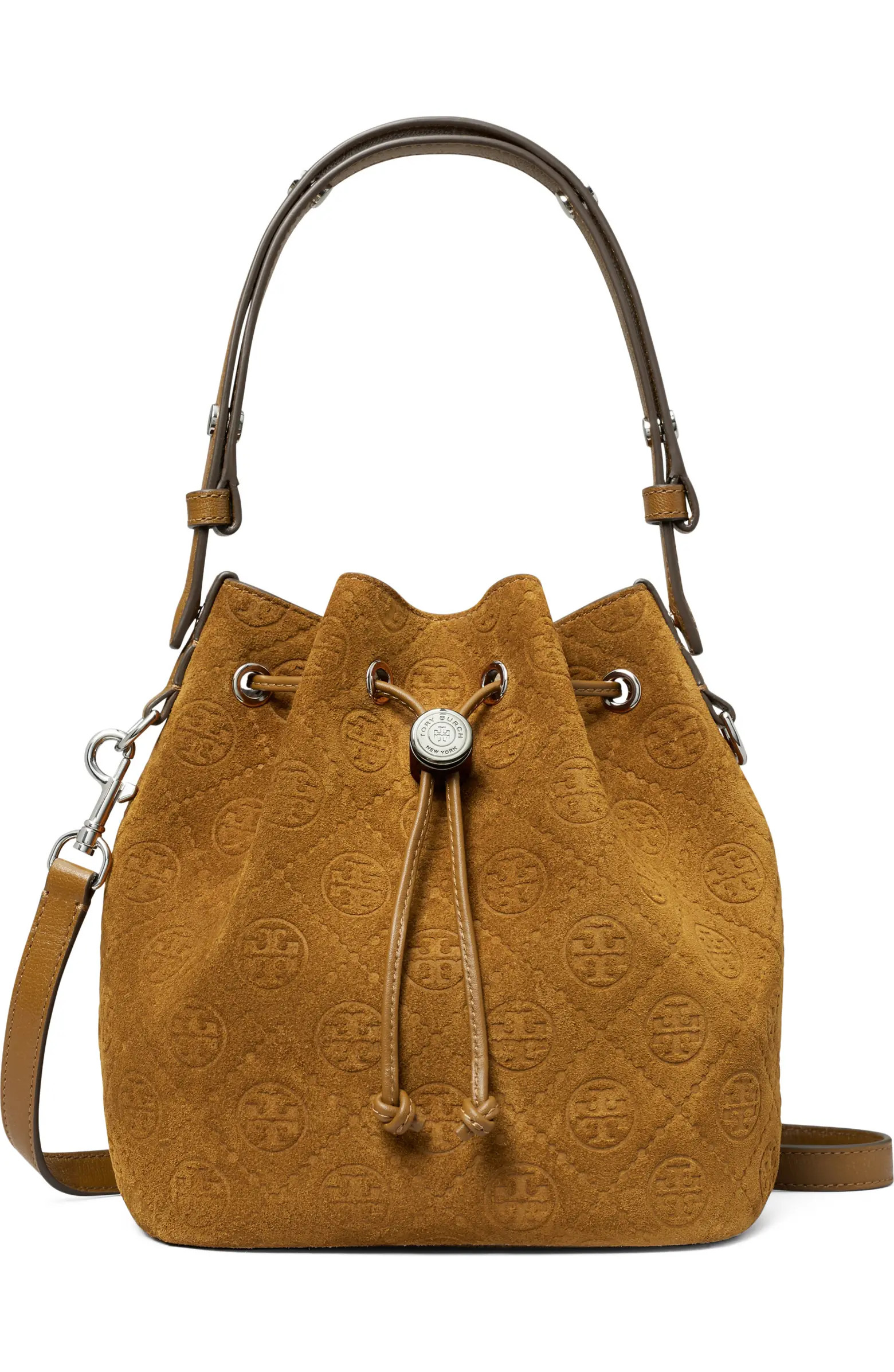 Tory Burch T Monogram Suede Bucket Bag | Nordstrom | Nordstrom