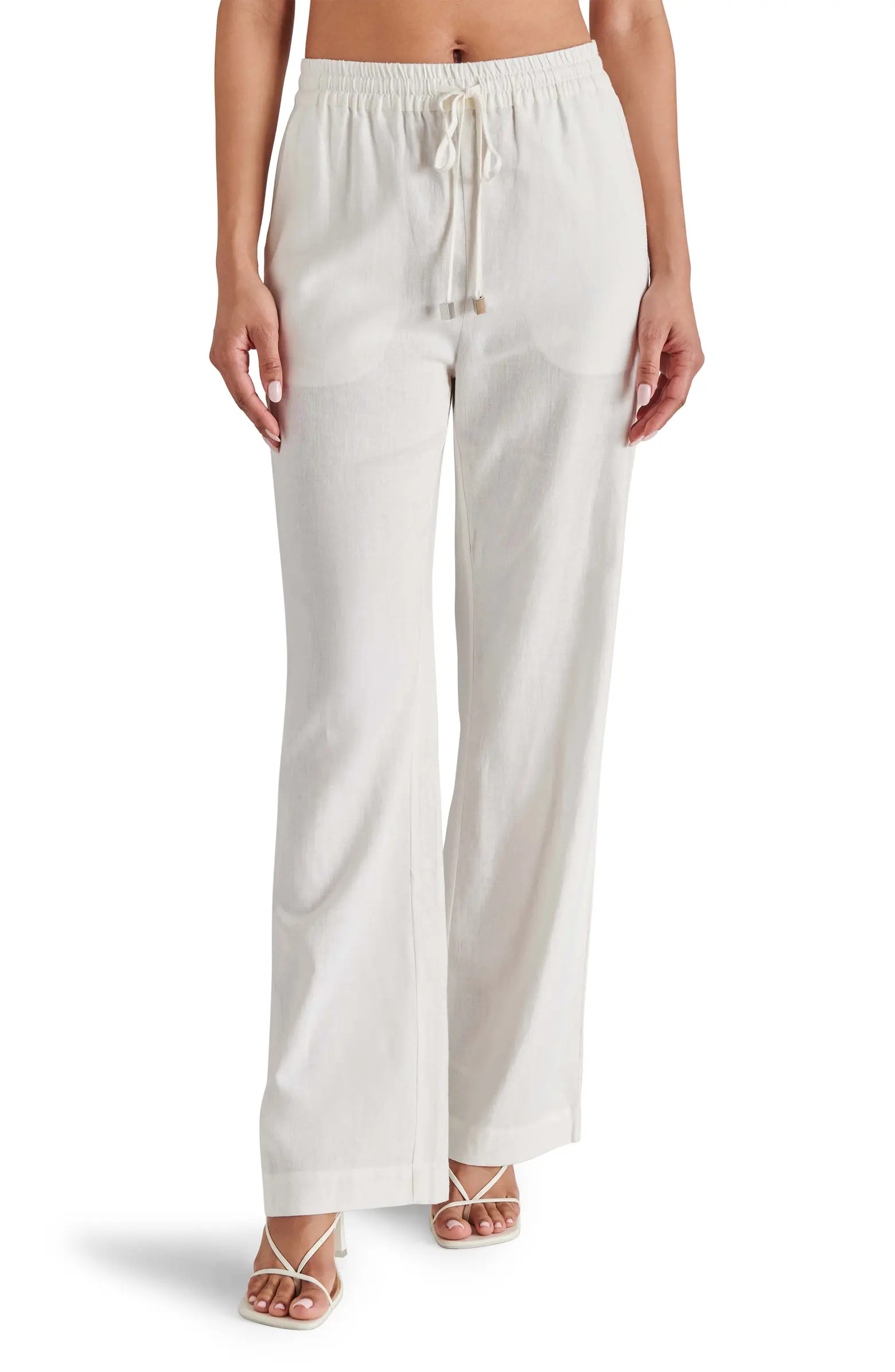 Venetia Linen Blend Drawstring Pants | Nordstrom