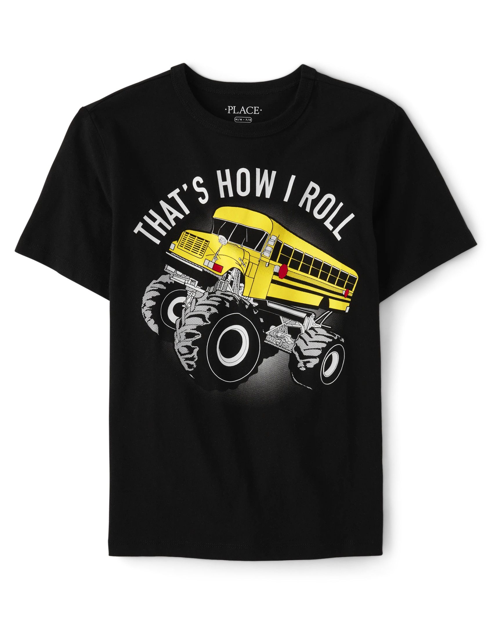 Boys School Bus Graphic Tee - black | The Children's Place