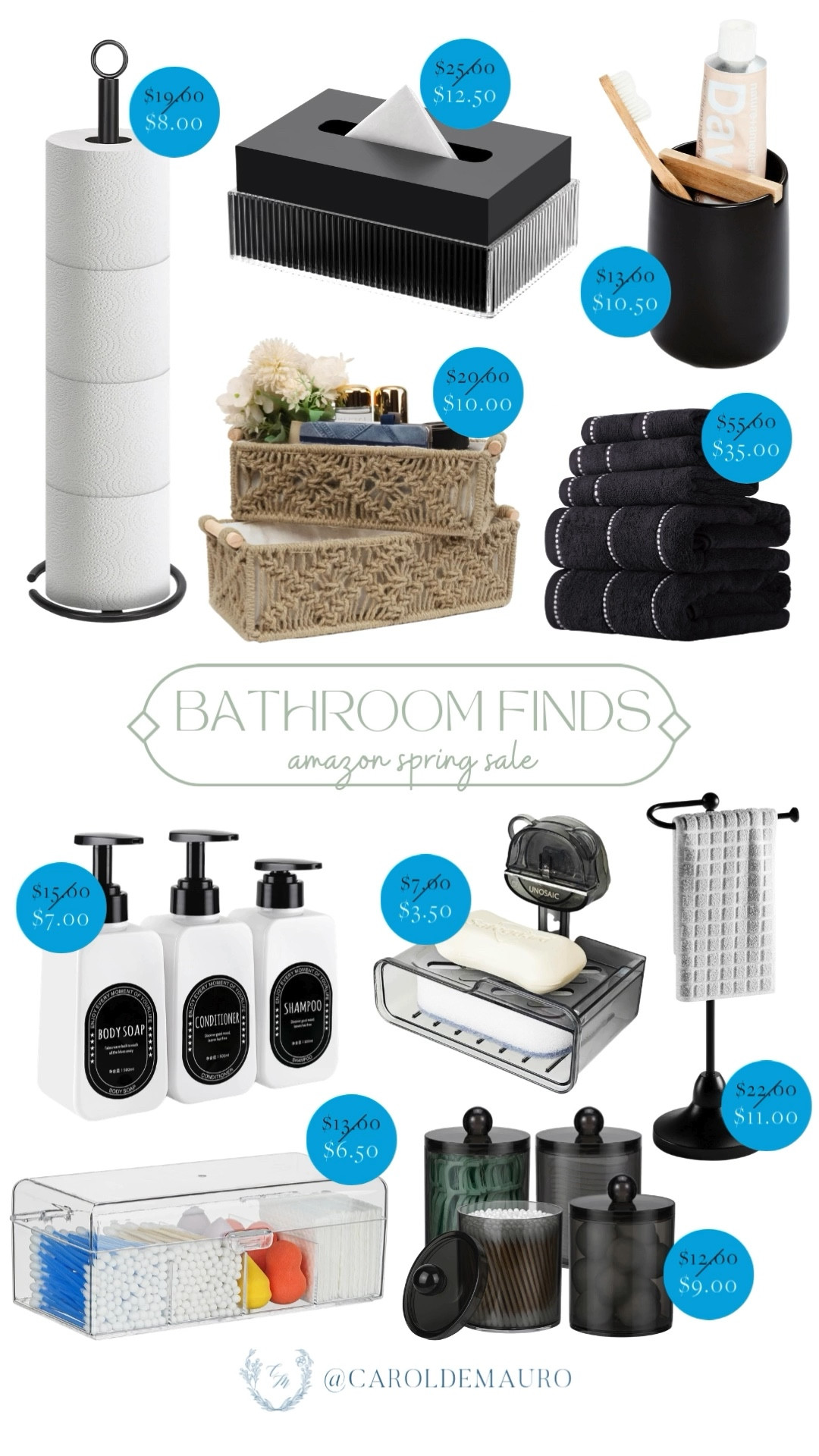 Obsessed with these chic bathroom organization finds that are currently marked down for the Amazon Spring Sale! It is the perfect time to grab these essentials and finally get your counters looking organized and refreshed!

home finds, vanity bathroom, organization tips, bathroom accessories, storage hacks, affordable finds, modern home, creator favorites 2026

#LTKSaleAlert #LTKHome #LTKSeasonal