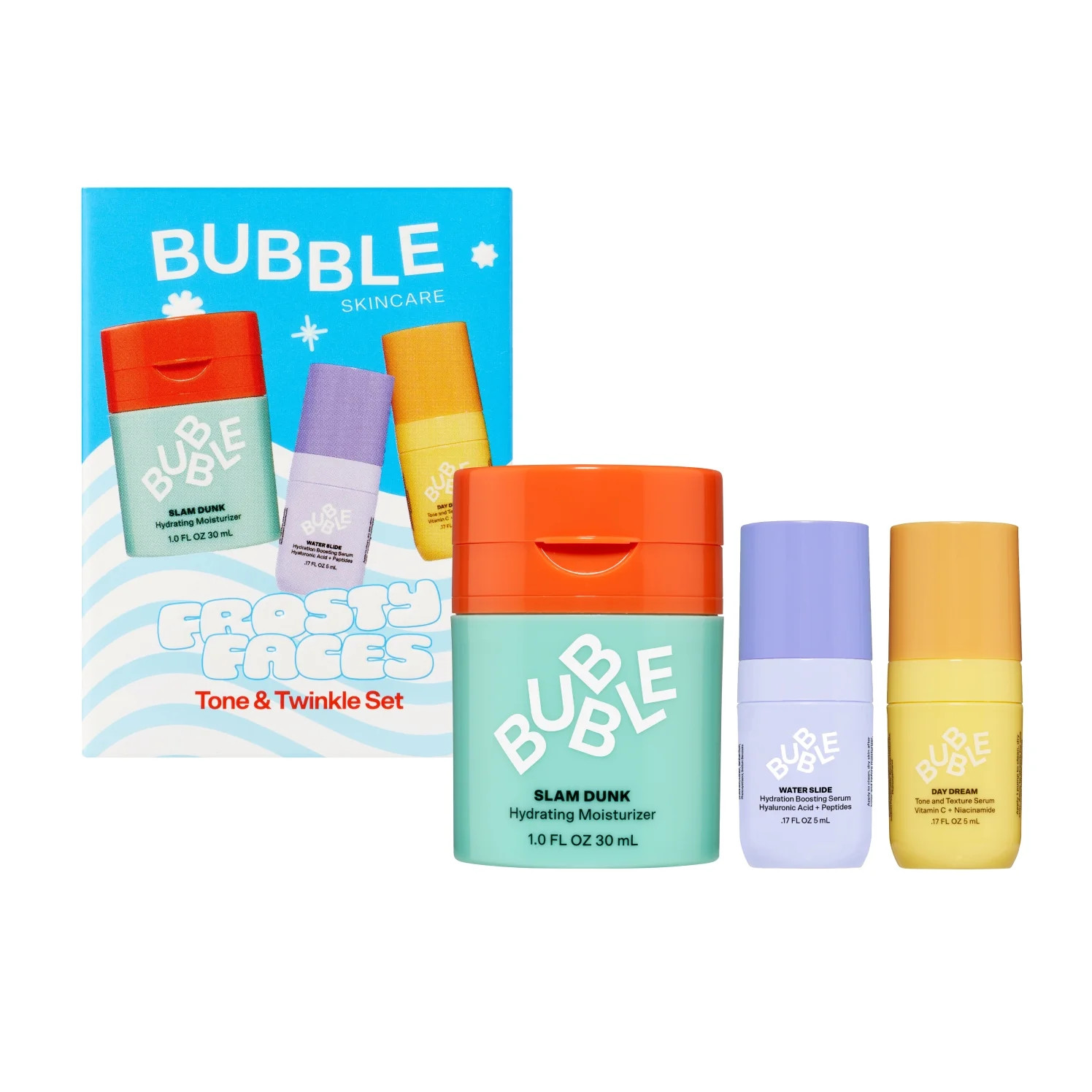 Bubble Frosty Faces Holiday Gift Set, 3 Pieces with Slam Dunk 30ml, Water Slide 5ml, and Day Drea... | Walmart (US)