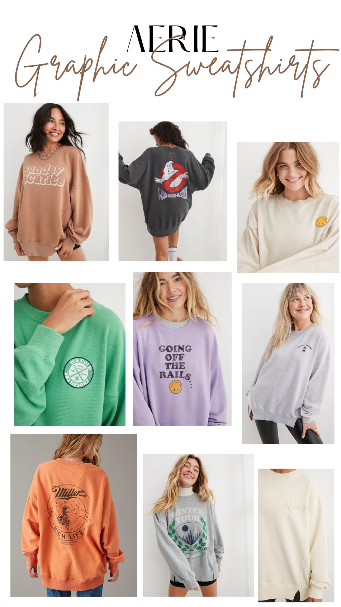 aerie graphic sweatshirt