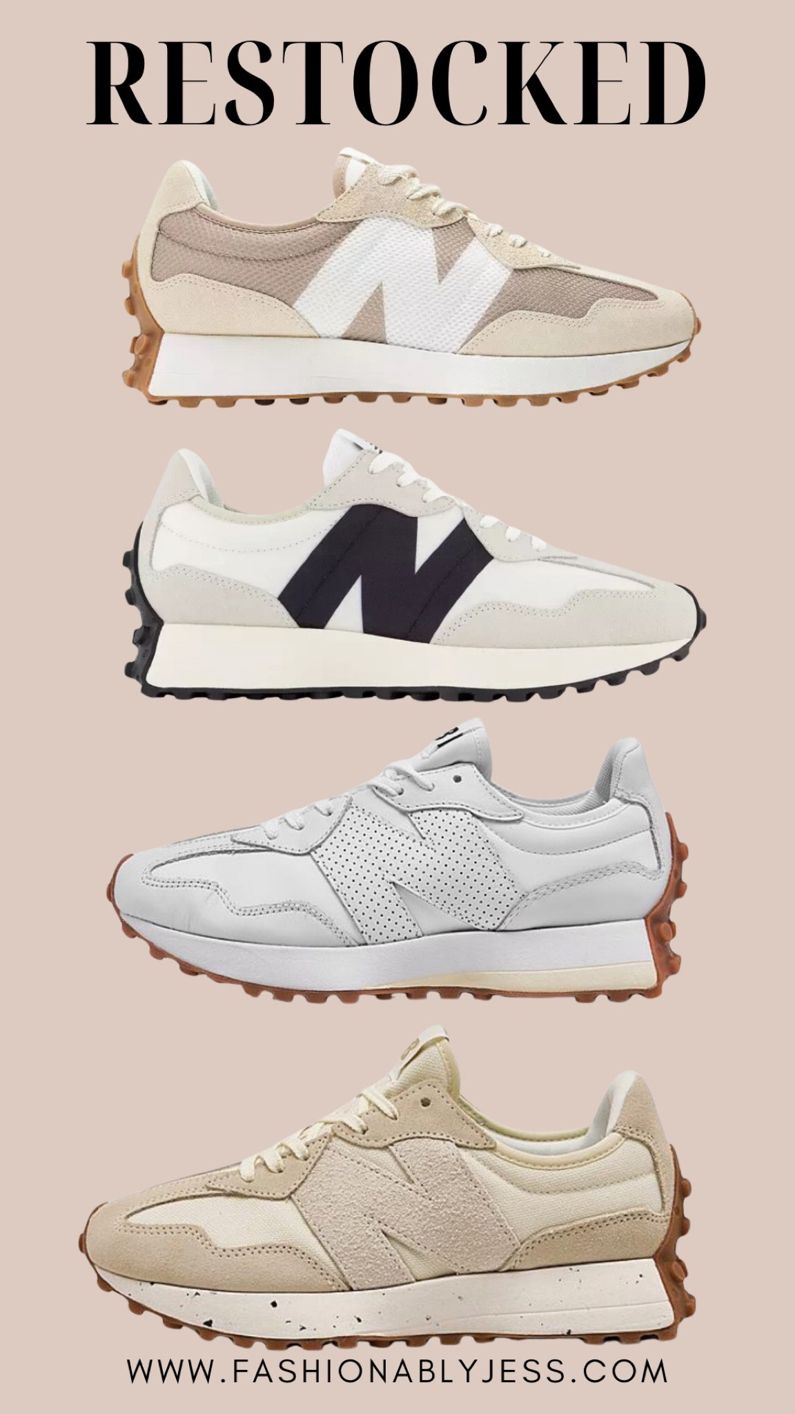 Fav new balances finally restocked! Cute sneakers

#LTKshoecrush #LTKover40 #LTKstyletip