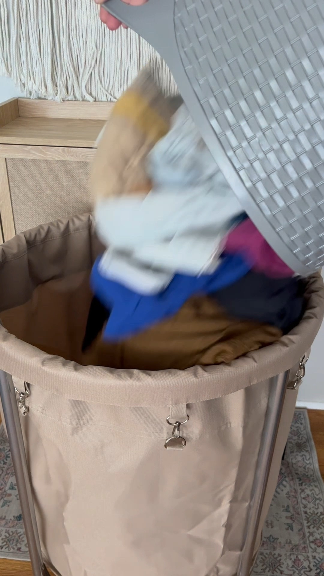 Huge rolling laundry hamper!! Such a mom hack! 😍

#LTKSaleAlert #LTKHome #LTKFamily