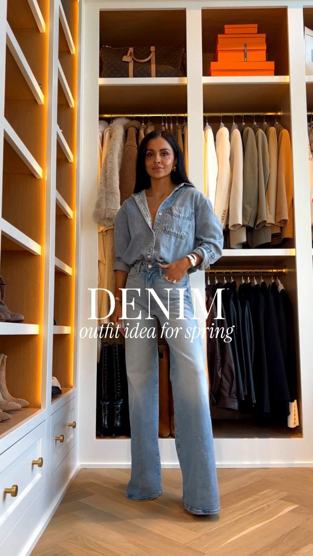 The most flattering jeans styled three ways for spring and date night outfits. The Mother Hustler jeans have the perfect high rise and subtle flare that create such a long, flattering silhouette. They’re one of those pairs that instantly elevate whatever you style them with and make getting dressed easy.

Mother The Hustler jeans in I Confess wearing size 23
Target denim shirt wearing size XS
Sam Edelman platform heels run TTS

miamiamine most flattering jeans Mother The Hustler denim I Confess wash spring outfits 2026 date night outfit ideas Target denim shirt Sam Edelman platform heels elevated denim style chic everyday outfits flattering high rise jeans


#LTKootd #LTKspringtrends #LTKPetite