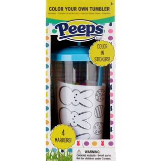 Peeps Color Your Own Tumbler Kit, Assorted Colors, 16 oz | CVS Health
