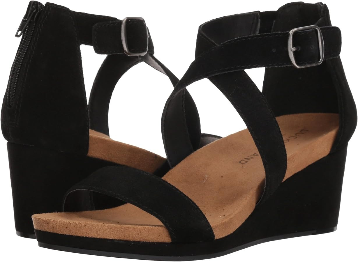 Lucky Brand Women's Kenadee Wedge Sandal | Amazon (US)
