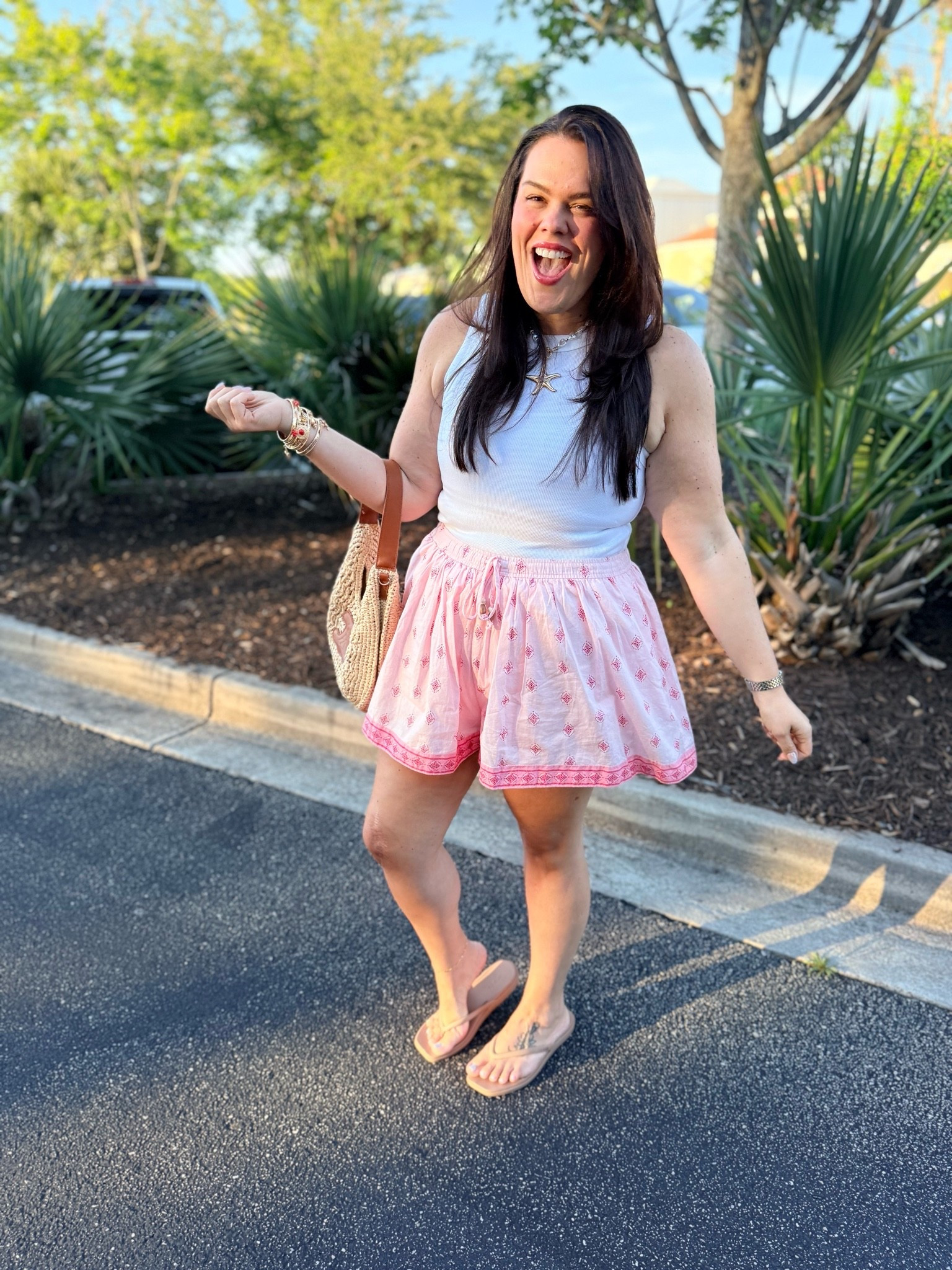 old navy ootd! skirt shorts are my newest obsession

#LTKootd #LTKMidsize #LTKSaleAlert