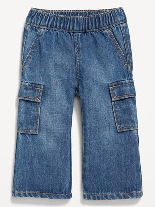 Wide-Leg Cargo Jeans for Baby | Old Navy (CA)