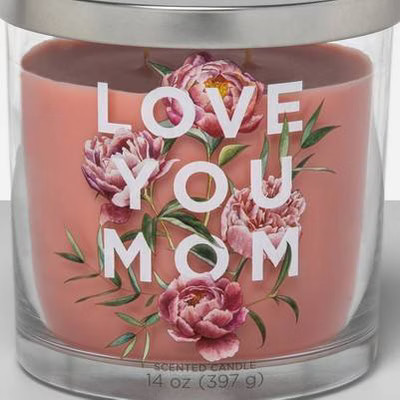 14oz Mother's Day Decal Glass Jar 2-Wick Candle - Opalhouse™ | Target