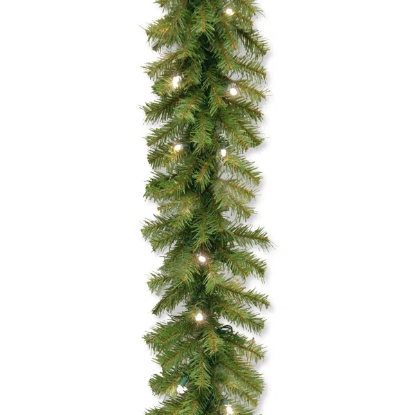Norwood Fir Lighted Faux Garland | Wayfair North America