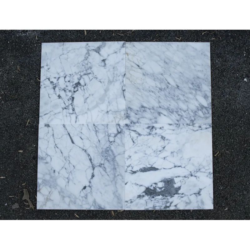 Arabescato 18" x 18" Marble Look Wall & Floor Tile | Wayfair North America