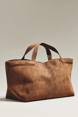 Faux-Suede East West Tote | Anthropologie (US)