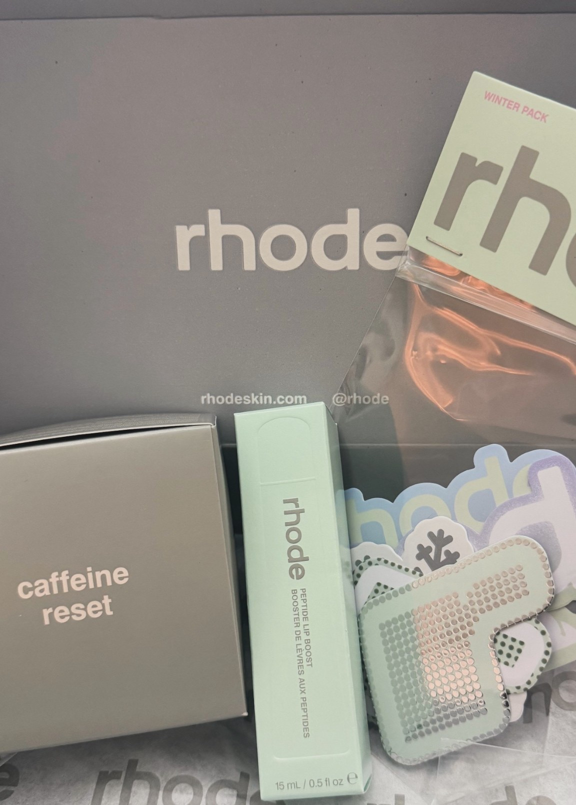 New Rhode lip mask and caffeine mask ❄️✨

#LTKBeauty