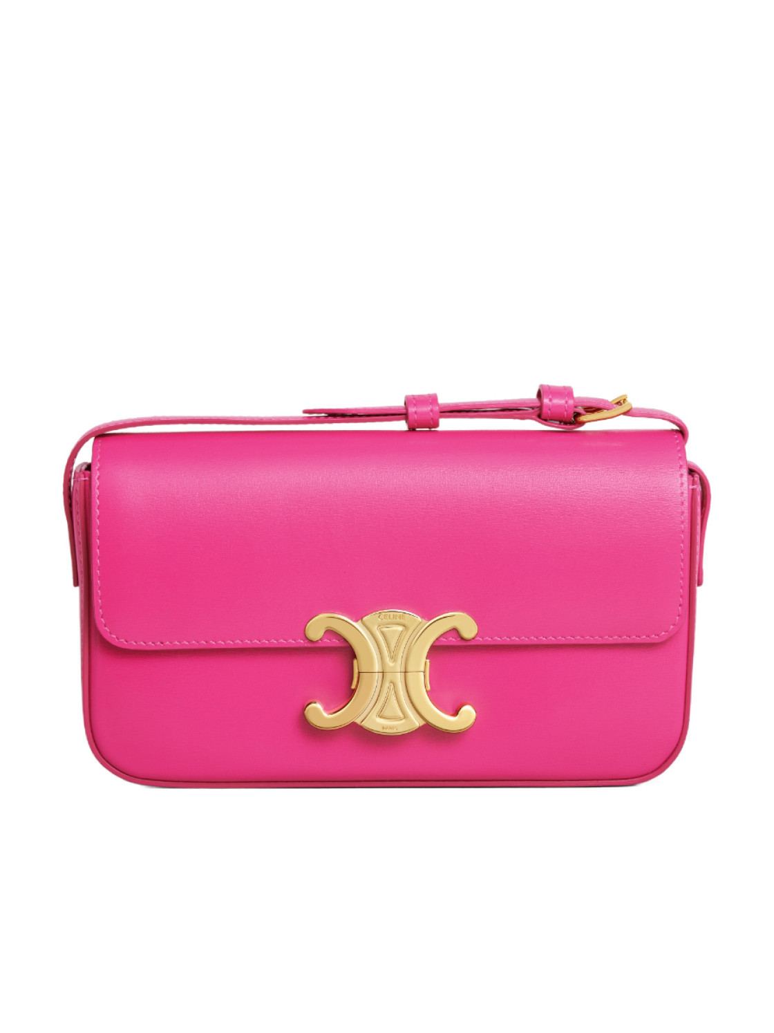 Shoulder Bag Triomphe in shiny calfskin | Senser US