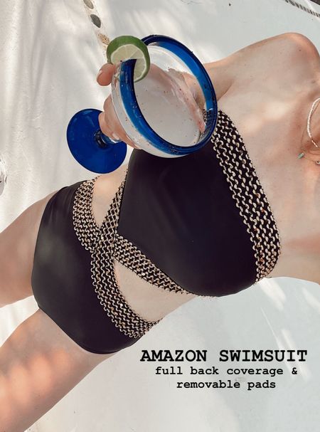 Strapless and flattering Amazon swimsuit under $40 // size small

#LTKfindsunder50 #LTKstyletip #LTKswim