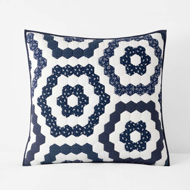 Gwenivere Quilted Sham - Ivory, Euro | The Company Store