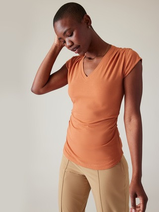 Outbound V Neck Tee | Athleta