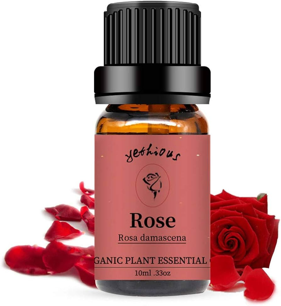 yethious Rose Essential Oil 100% Pure Rose Scented Oil for Diffuser & Aromatherapy Fragrance DIY ... | Amazon (US)