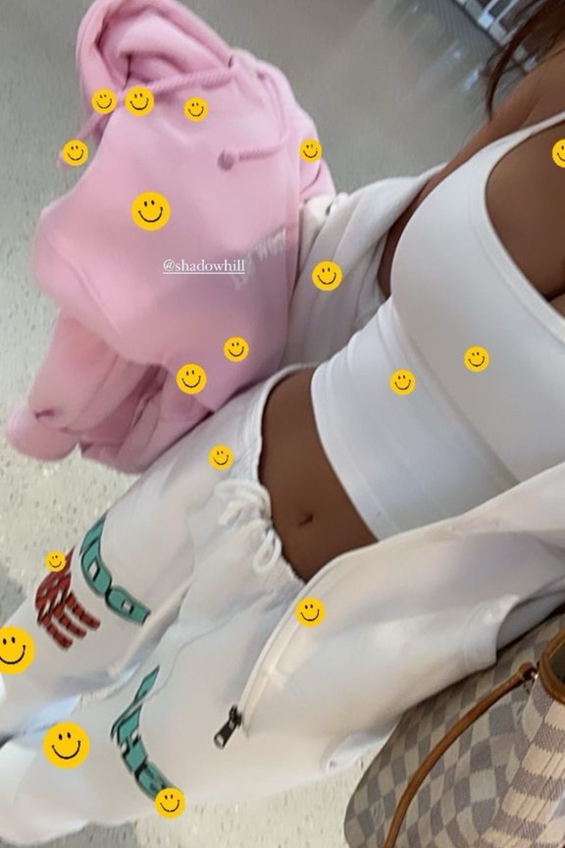 Airport outfit!! Ignore the pink hoodie lol I wore it with the white but the top is beyond yoga paired with shadow hill sweatpants and a white zip hoodie that’s just from Amazon basics I believe. Wore it with my Nike dunks and my Louis Vuitton neverfull which is my go to travel tote. Love this baggy yet flattering travel outfits #loungewear #travel #wintertravel #falloutfit #falllounge #airplane #comfy

#LTKtravel #LTKU #LTKfindsunder100