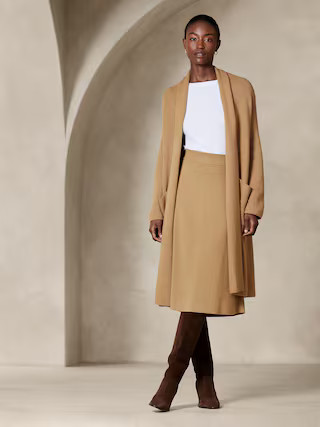 Ribbed Sweater Duster | Banana Republic Factory