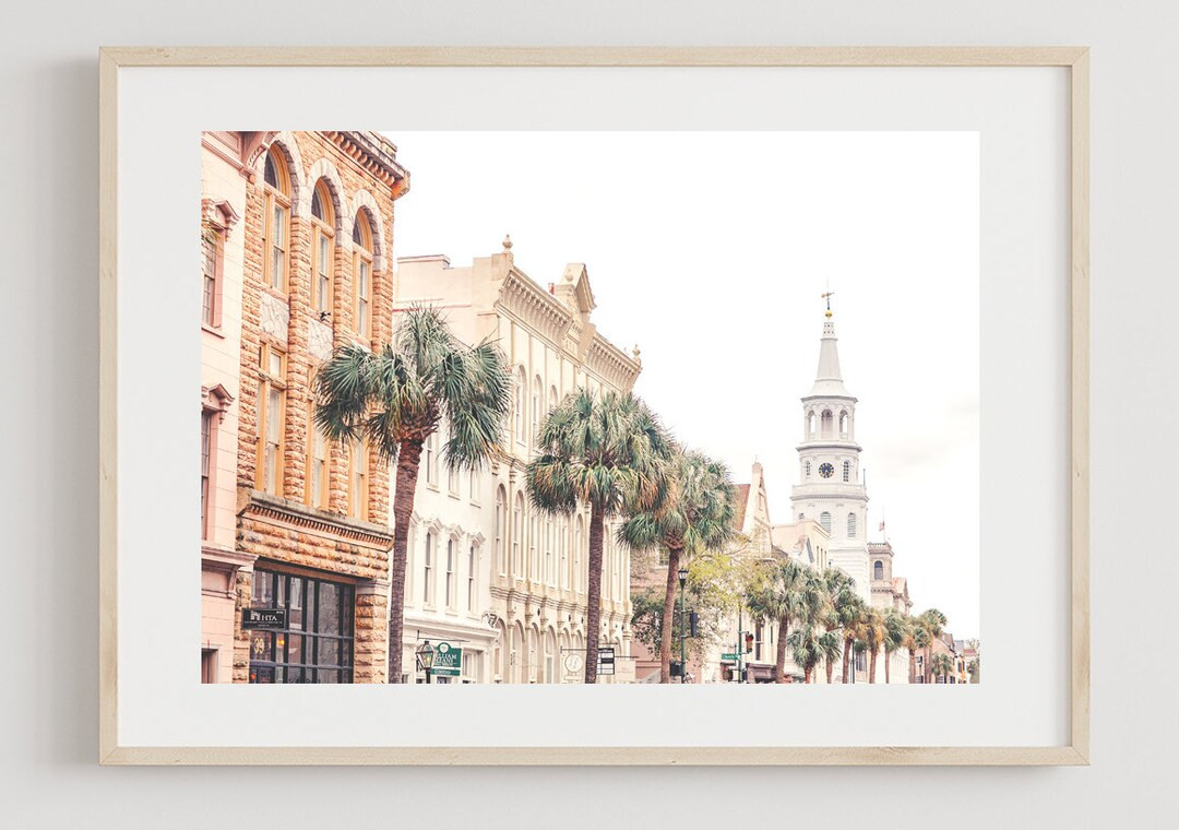 Charleston Photography, Charleston Wall Print, Charleston Broad Street, Home Decor Prints, Charle... | Etsy (US)