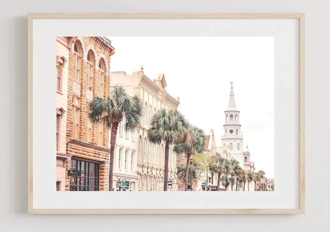 Charleston Photography, Charleston Wall Print, Charleston Broad Street, Home Decor Prints, Charle... | Etsy (US)