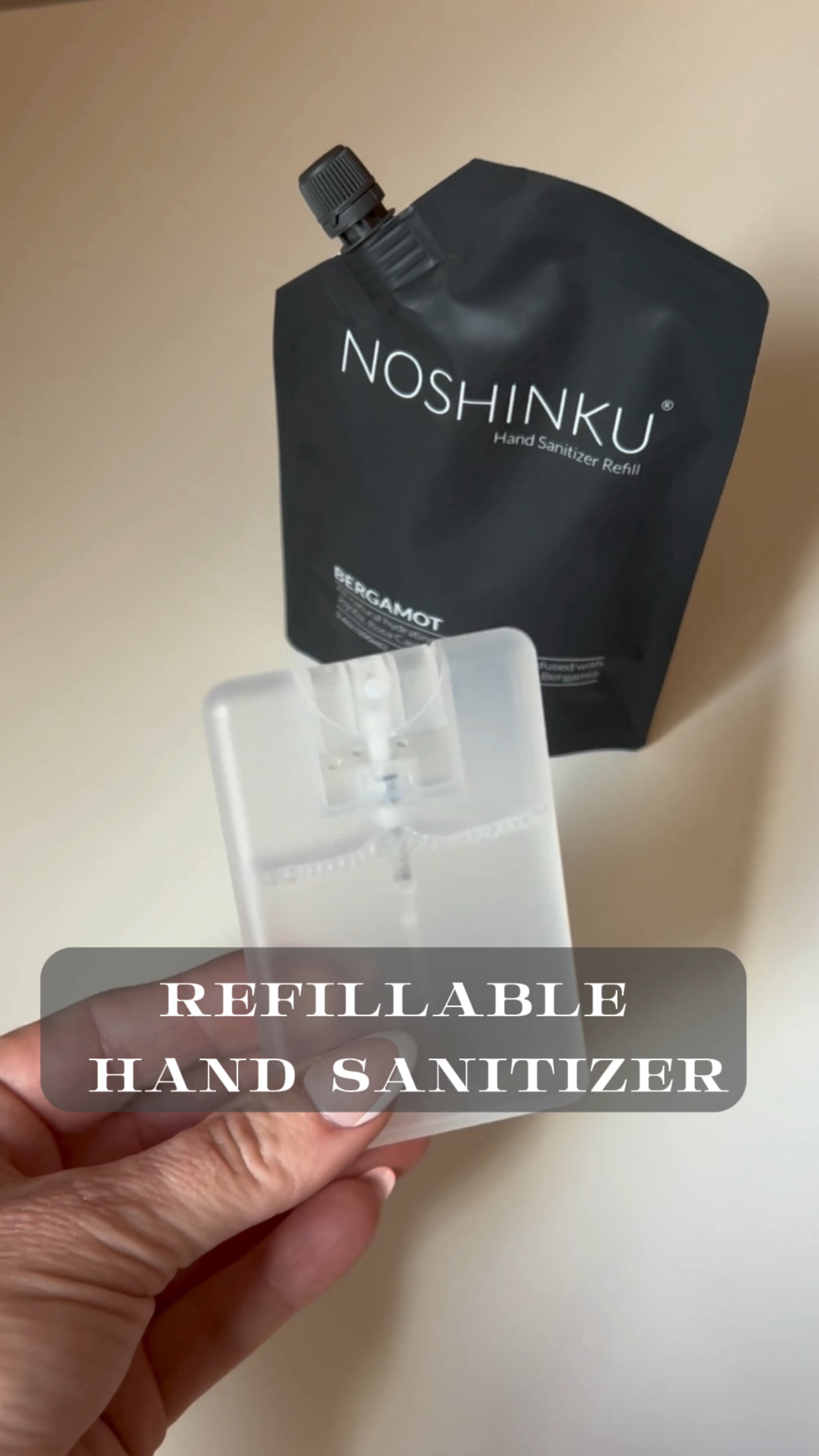 Love these refillable sanitizer spray bottles! So slim and easy to fit into any purse or pocket. 

#LTKtravel #LTKitbag