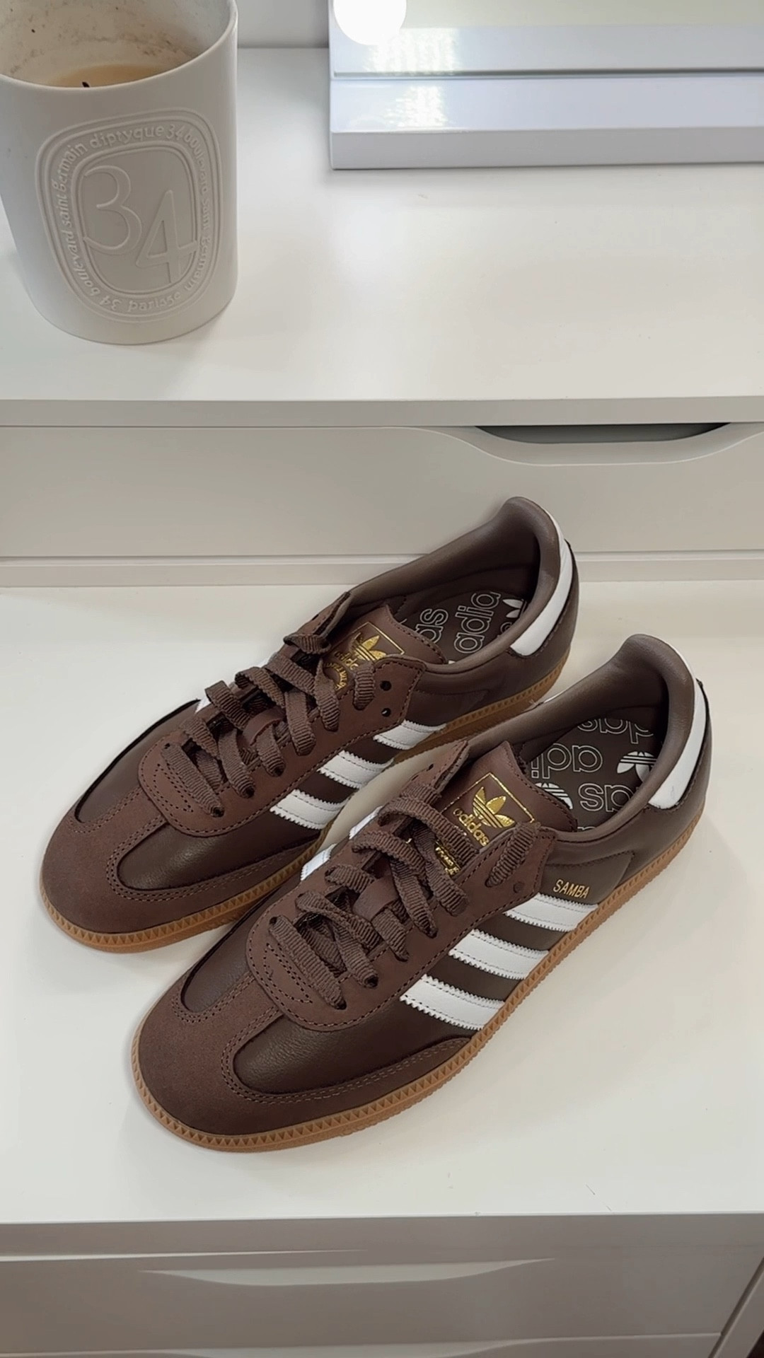 Chocolate brown adidas sambas unboxing video - perfect for autumn 🍂 all sizes still in stock. Go up a full size

#LTKshoes #LTKuk #LTKautumn