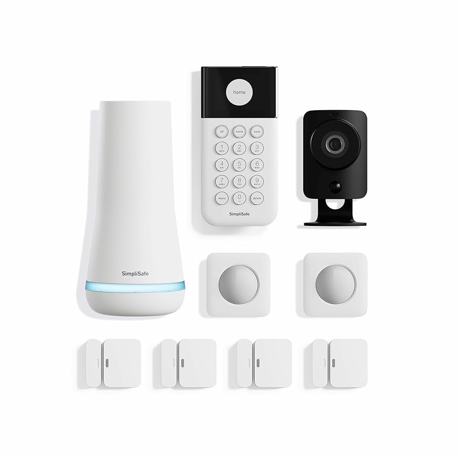 SimpliSafe 9 Piece Wireless Home Security System w/HD Camera - Optional 24/7 Professional Monitor... | Amazon (US)