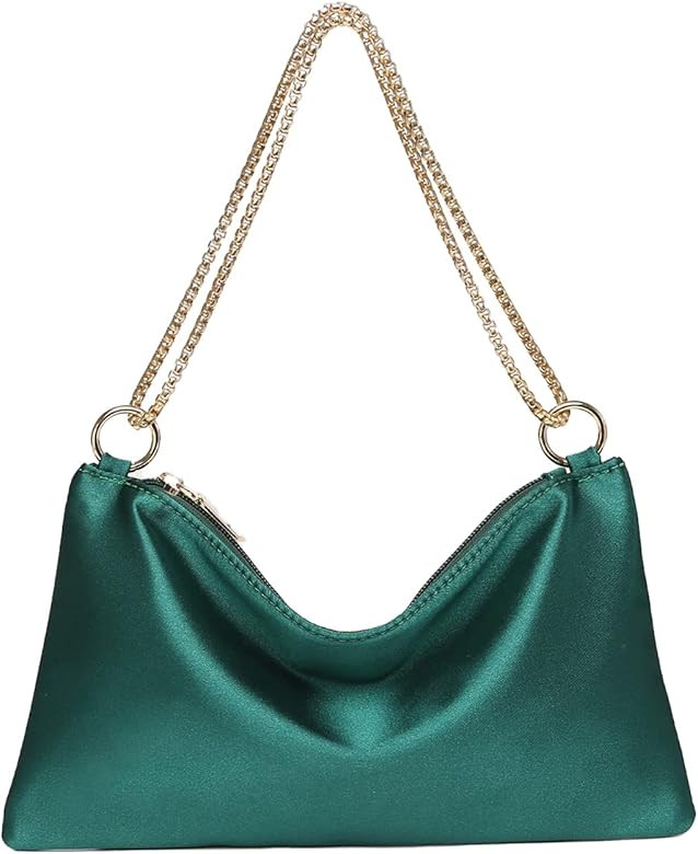 Verdusa Women's Satin Evening Handbag Shoulder Bag Purse | Amazon (US)