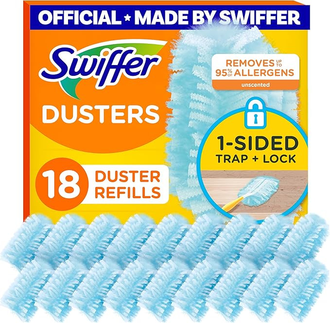 Swiffer Dusters Refill for Cleaning, Made by SWIFFER, Feather & Microfiber Duster Disposable Alte... | Amazon (US)