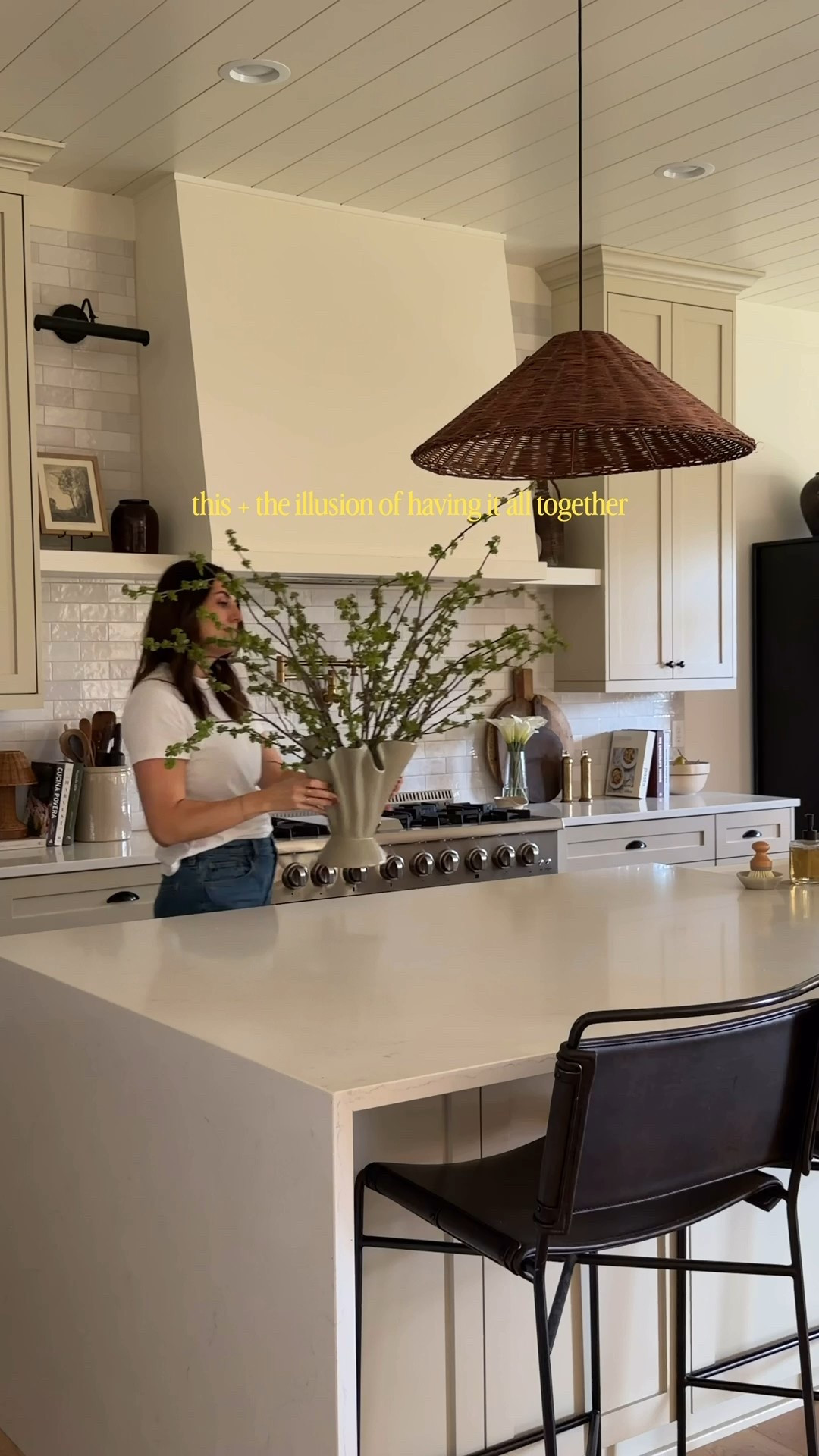 Linking all of our kitchen decor~
12 stem are shown in the vase 🤍

Kitchen styling, shelf styling, neutral kitchen, kitchen design, amber interiors 

#LTKHome