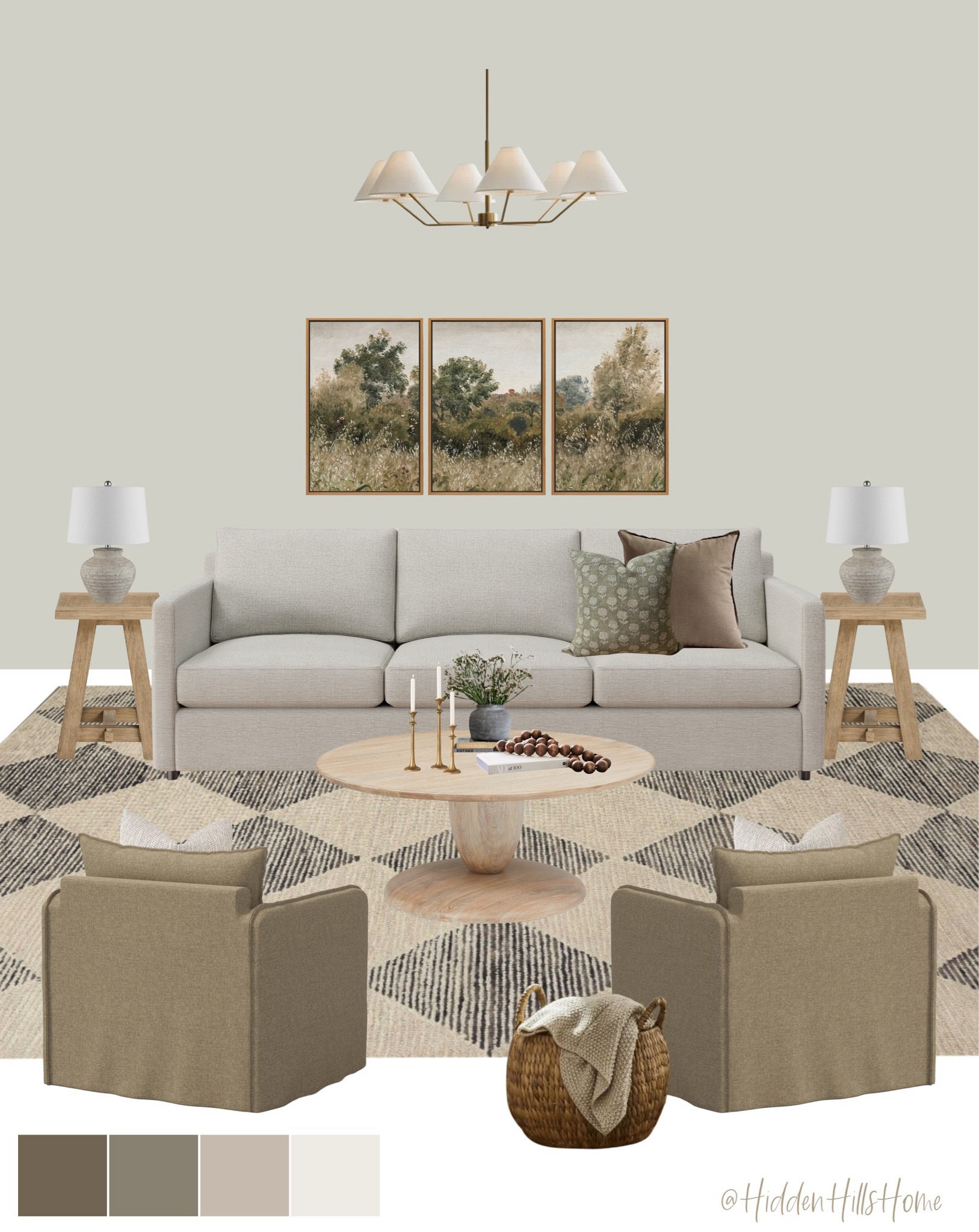 Living room decor mood board, living room design ideas, living room inspiration, home decor Inspo, cozy family room #livingroom
Wall color is SW Conservative Gray


#LTKStyleTip #LTKHome #LTKSaleAlert