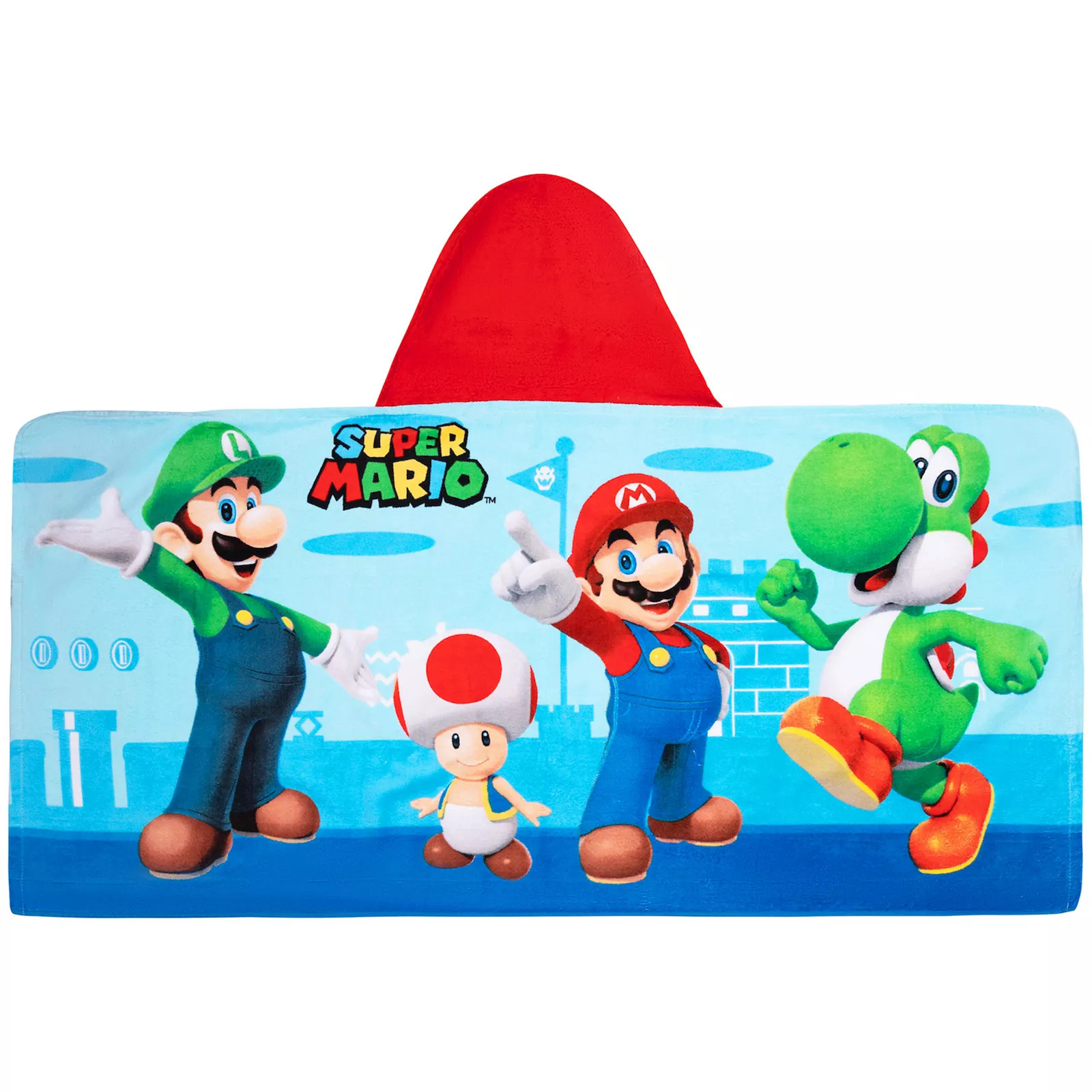 Nintendo Super Mario Hooded Towel, Multi | Kohl's