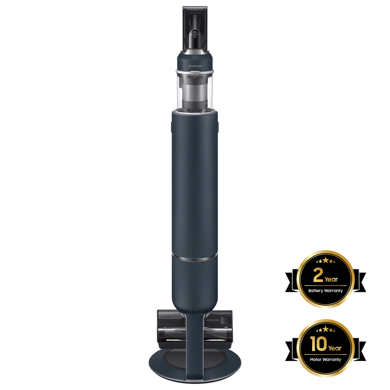 Samsung Bespoke Jet with All in One Clean Station Cordless Pet Stick Vacuum (Convertible To Handheld) in Blue | VS20A9580VB | Lowe's