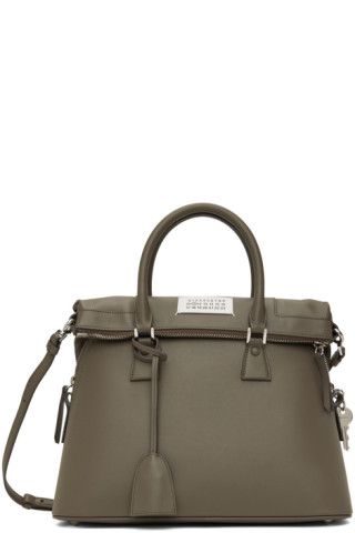 Taupe 5AC Medium Bag | SSENSE