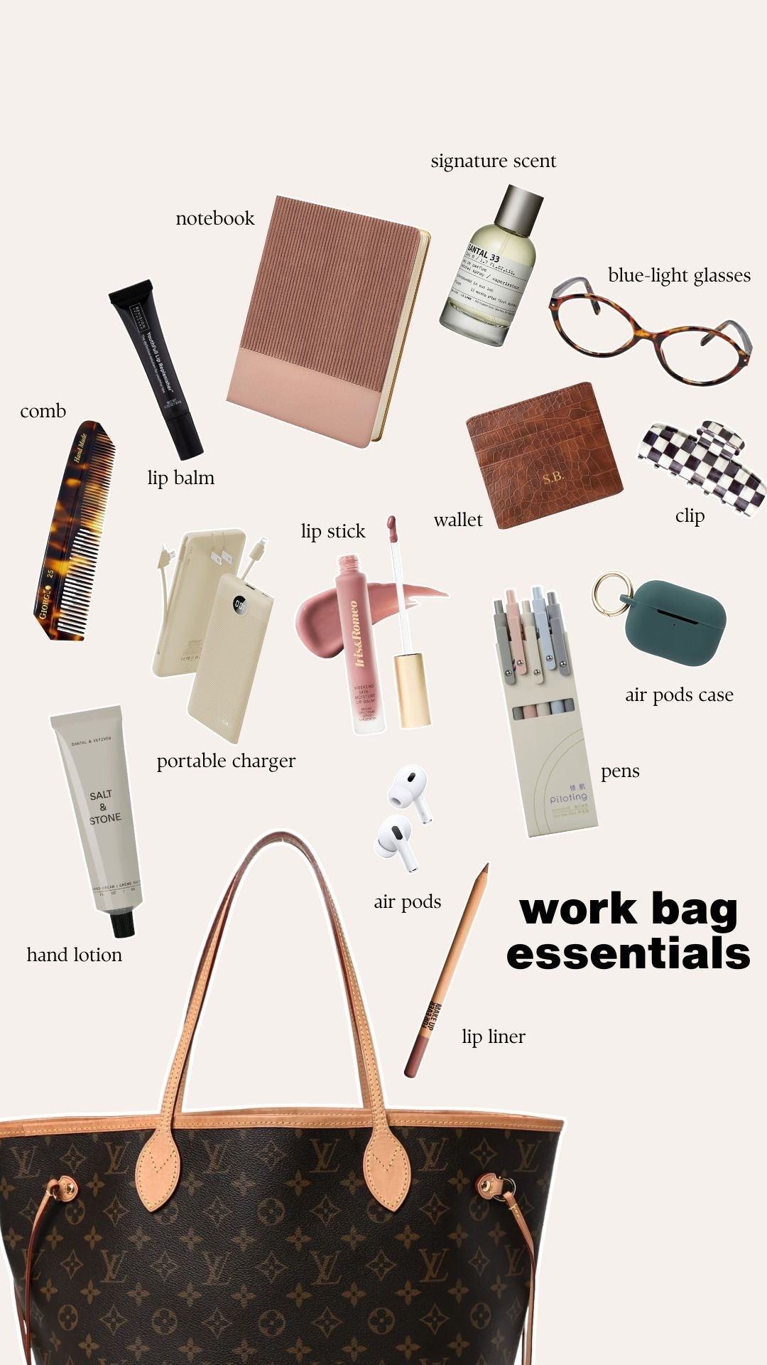 Work bag essentials!