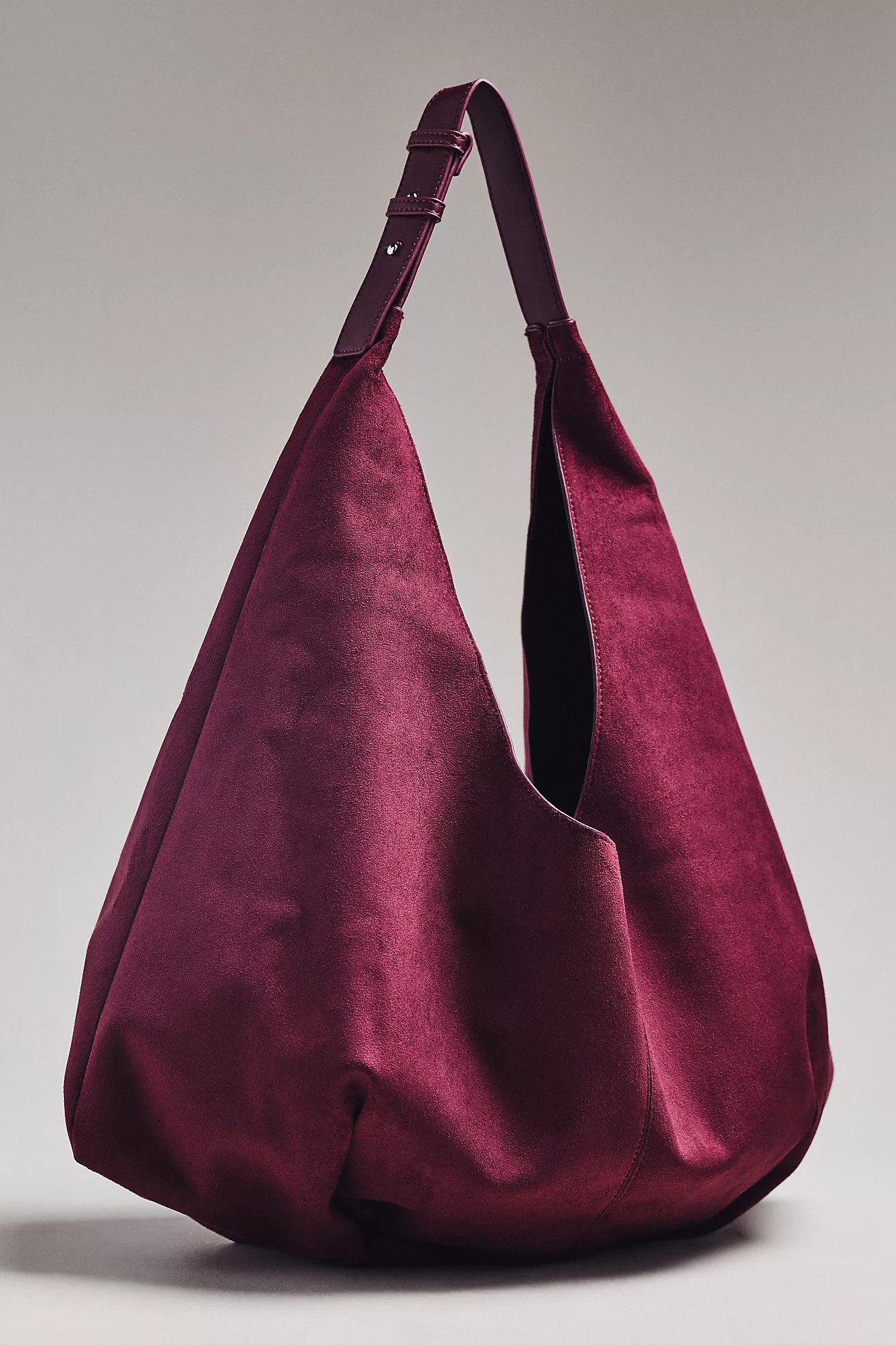 Large Faux-Suede Slouchy Tote | Anthropologie (US)