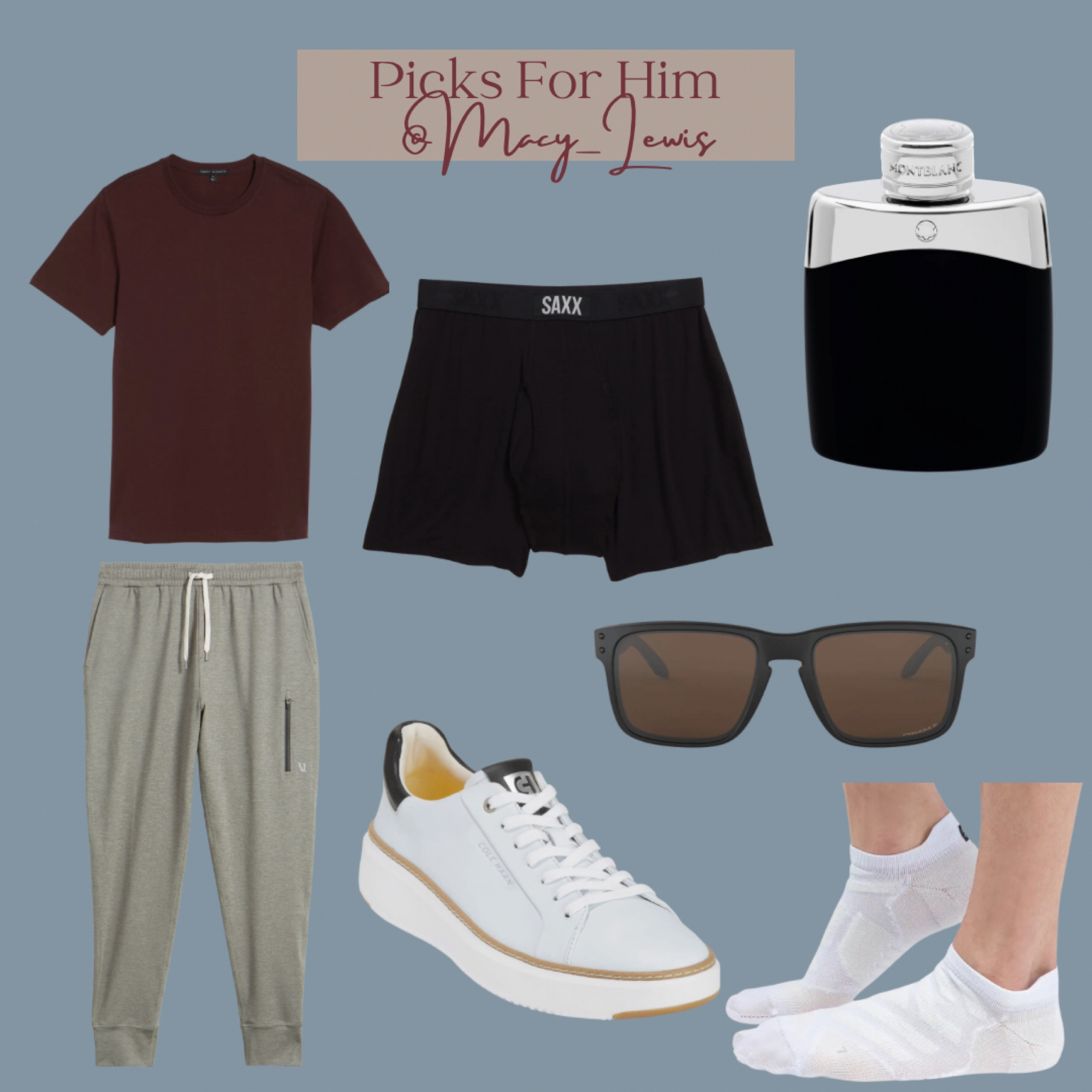 I was *asked* by someone to put together some men's looks. So in the coming weeks, you'll see less curated looks for the ladies and more for the men. This is perfect for travel, coaching, grocery getting, or lounging around at home. I love that the polished tee and sneakers bring polished features to elevate this look. They can also easily be mixed and matched! 

#LTKfindsunder100 #LTKstyletip #LTKmens