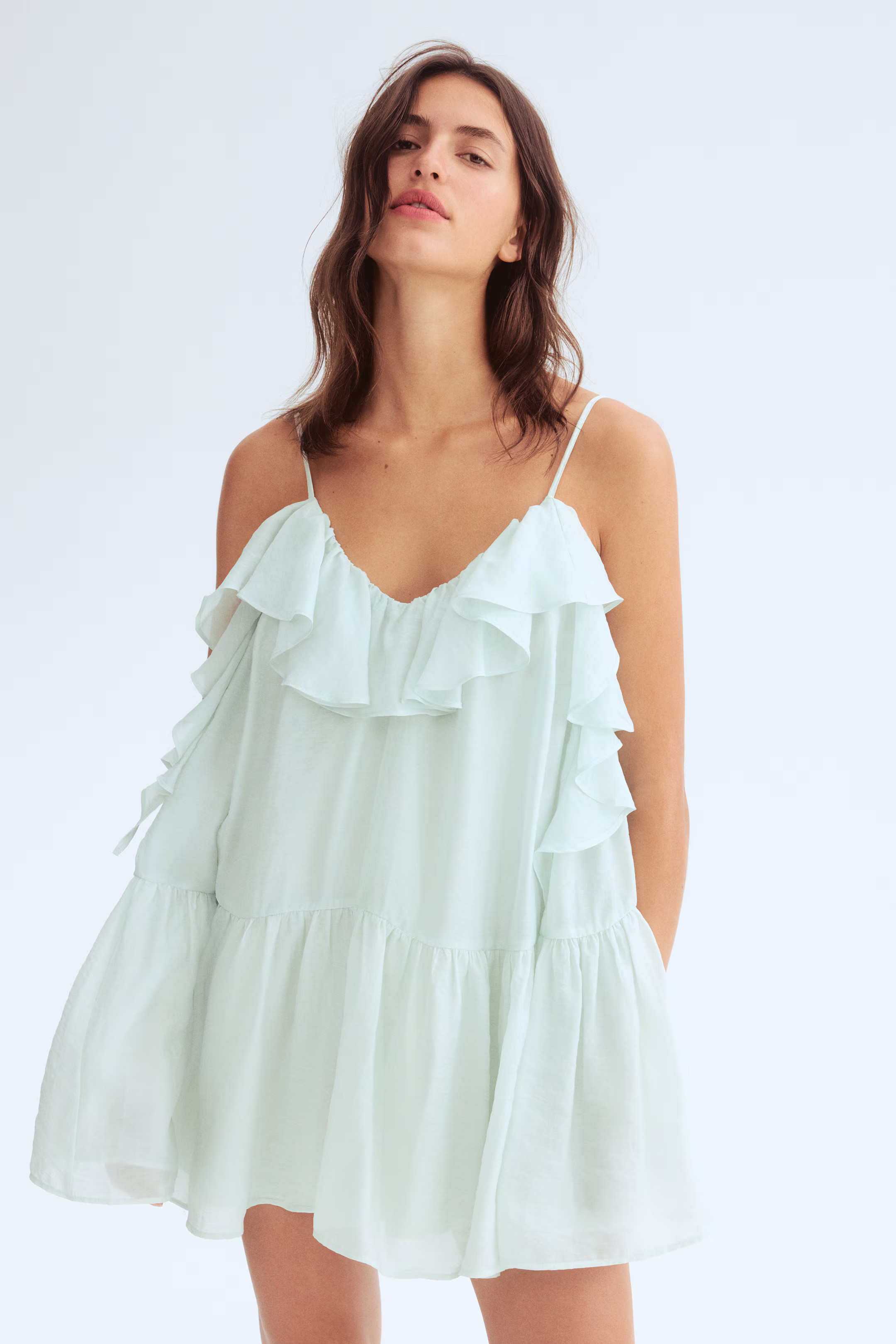 Flounced Organza Dress | H&M (US + CA)